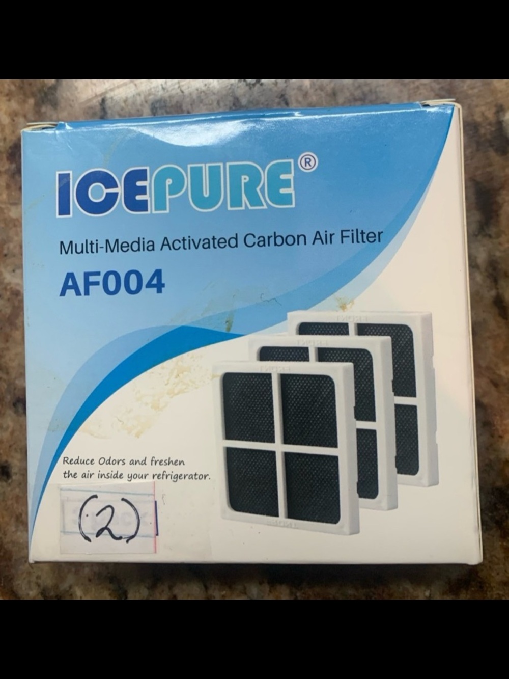 ICEPURE AF004 air filter replace LG LT120F and Kenmore Elite 469918 filters.